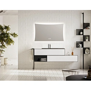 Mosmile Best Wall Hanging LED Anti-fog Bathroom Mirror with Light